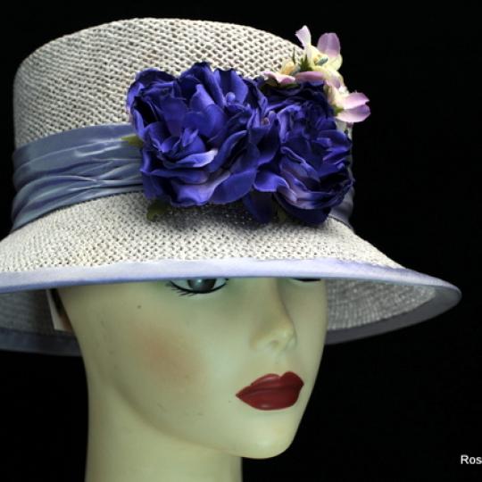 Lavender Straw Hat
