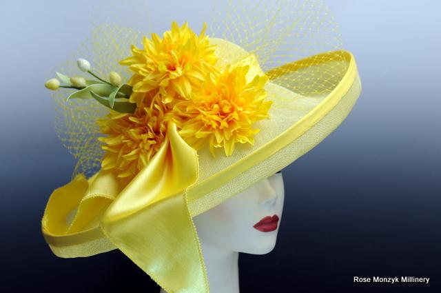 Bright Sunny Yellow Breton Hat