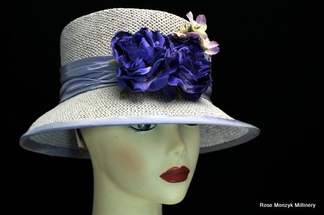 Lavender Straw Hat